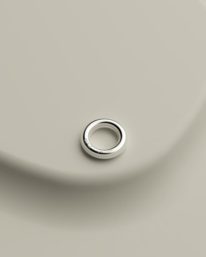 MAM® FR-Ring-Bague en argent simple-16.10 mm--